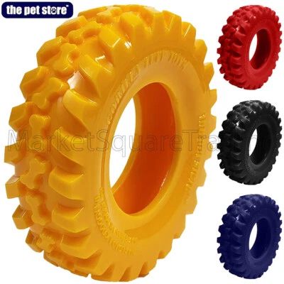 THE PET STORE Dog Toy Chew Gorilla Tuff Tyre Extra Tough Strong Floats In Water Staffie Tyre