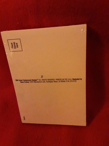 Tarjetas postales de agradecimiento de marketing de corte de pelo de diseño profesional de salón 1993 - Imagen 2 de 3