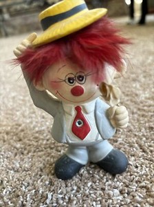 Vintage 1960'S CERAMIC ENESCO Figure: JUST A DIAMOND IN THE ROUGH  w hair