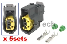 x5 For Hyundai Santa Fe Ignition Coil Connector Harness Plug kit 49093-0211