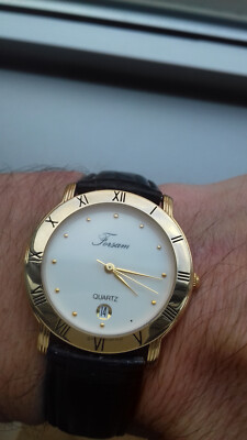 Forsam CALENDAR 8677 ROMAN NUMBERS Vintage Montre NOS Uhren 90's Fond Uhr