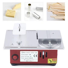 Multifunction Mini Table Saw Set Craft DIY Woodworking Cutting Machine 9200r/min