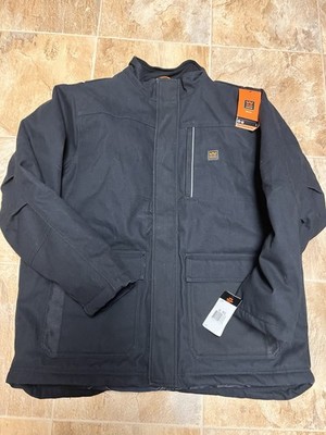 Walls Jacket Mens XL Black Insulated Tough Modern Work Coat