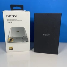 Sony PHA-1A Portable Headphone Amplifier DAC Silver High Resolution Japan