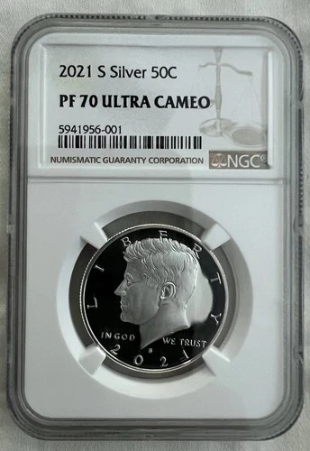 2021-S Kennedy Half Dollar Proof — photo from another recent sale