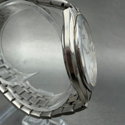 Citizen Exceed Watch Men 34mm White Dial Silver Tone Date 2710