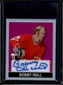 2025 Leaf Metal Legends Bobby Hull Originals 1948 Mini Prismatic Pink Auto #/5
