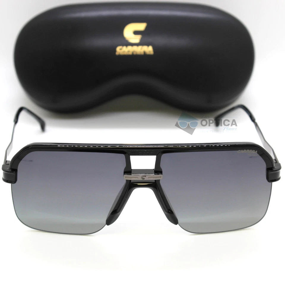 NUEVO Gafas de sol Carrera 1066 polarizadas media llanta navegación gris degradado 807 Foto 2 de 4