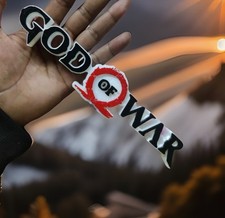 RÓTULO CON IMPRESORA LÁSER 3D De Videojuego GOD OF WAR