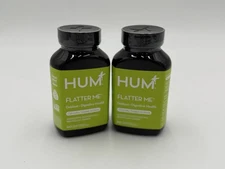 (2-Pack) Flatter Me 60 Capsules Digestive Health and Debloat by HUM Exp. 09/2026