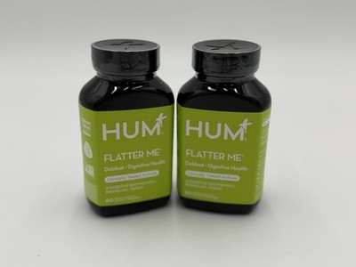 (2-Pack) Flatter Me 60 Capsules Digestive Health and Debloat by HUM Exp. 09/2026