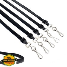 Specialist ID 25 Pack Black Breakaway Lanyards Metal Hook