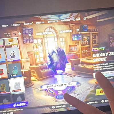 Fortnite In-Game Reward Item: Galaxy Zero Point Sprite 
