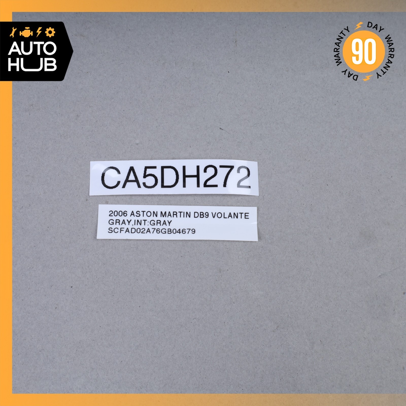 06-18 Aston Martin DB9 Vanquish Left Side Tonneau Cover Lift Cylinder OEM 34k