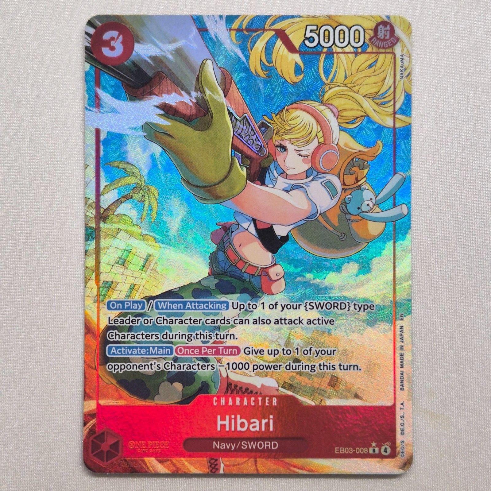 One Piece: Heroines Edition - Hibari #EB03-008 R Alt Art Foil