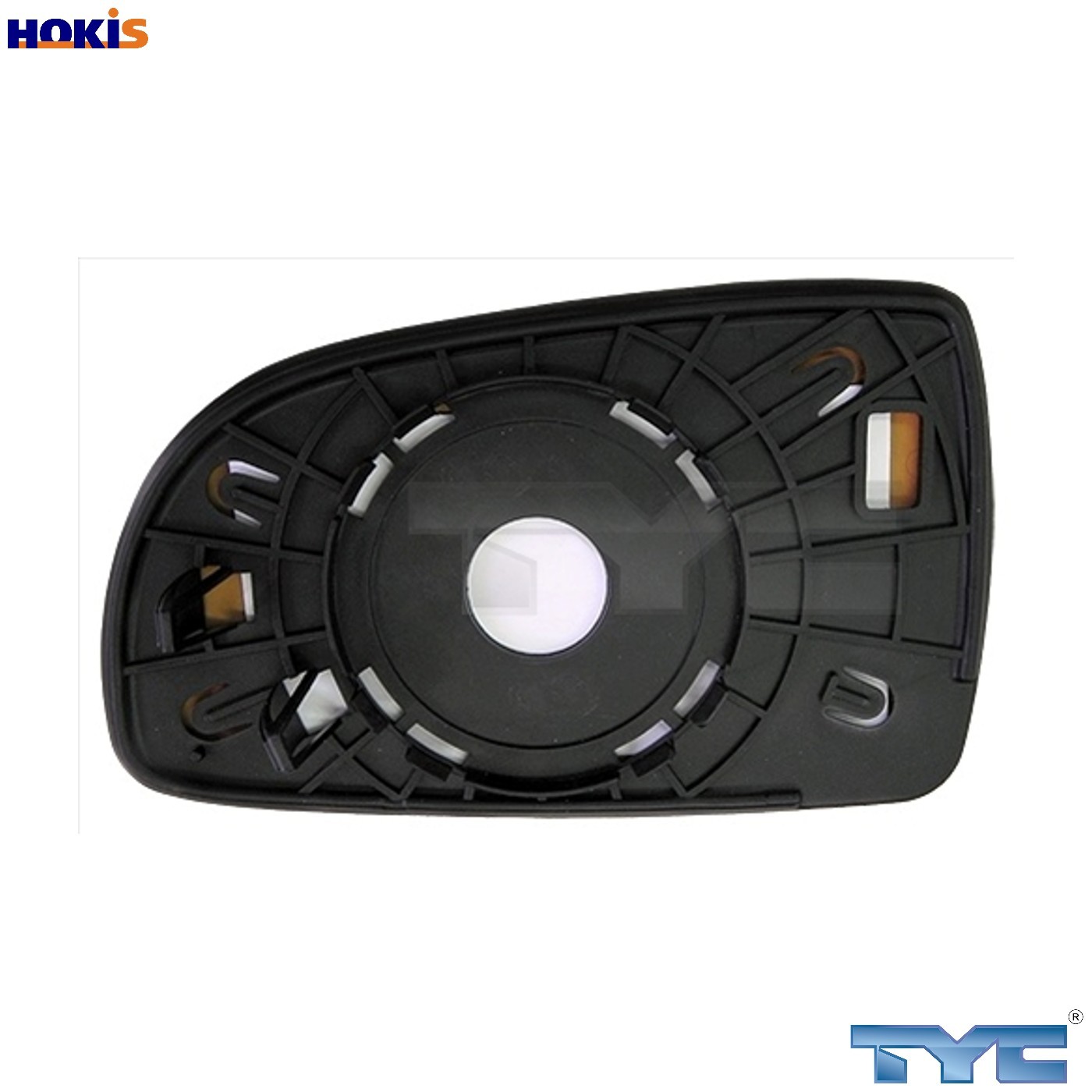 Left TYC 306-0018-1 Mirror Glass, outside mirror for CHEVROLET - Image 5