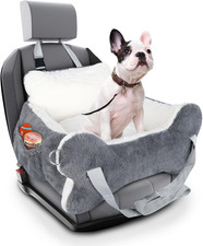25.5"X24.3"X11" Dog Car Seat for Small Dogs  Cats, Dog Booster Car Seat with Pl