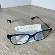 Christian Lacroix CL1094 618 Eyeglasses Blue Gold Frames 51-15-140