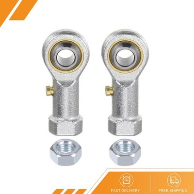 2 x PHSB4 Female Rod End 1/4'' Bore and 1/4-28 Right Hand Thread with Jam Nut