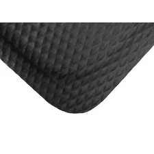 M A MATTING 4220312100 Hog Heaven Mat 7/8", Black 3' x 12'