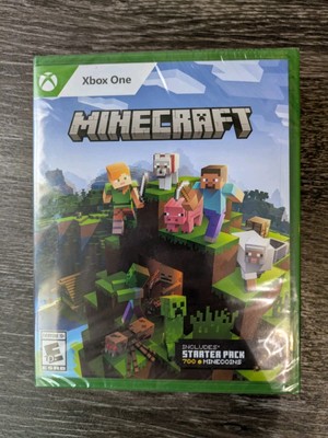 MINECRAFT STARTER PACK XBOX ONE 700 MINECOINS NEW FACTORY SEALED US EDITION