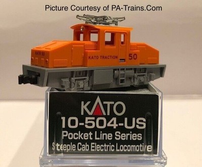 N Kato 10504US Electric Loco ''Steeple Cab'' Knuckle Couplers