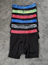 New 6 Pack Hanes Boys Boxer Brief Underwear Size Medium