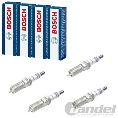 4x BOSCH DOUBLE IRIDIUM ZÜNDKERZEN 0 242 230 530 passend für 4-ZYLINDER FORD