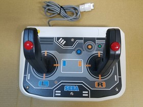 Sega Saturn Twin Stick Controller HSS-0154 + VIRTUAL ON manual box HSS-0151