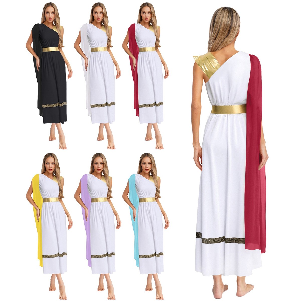 Women Dress Loose Greek Toga Fancy Outfit Maxi Costume Halloween Clubwear Show | eBay Women Dress Loose Greek Toga Fancy Outfit Maxi Costume Halloween Clubwear Show | eBay
