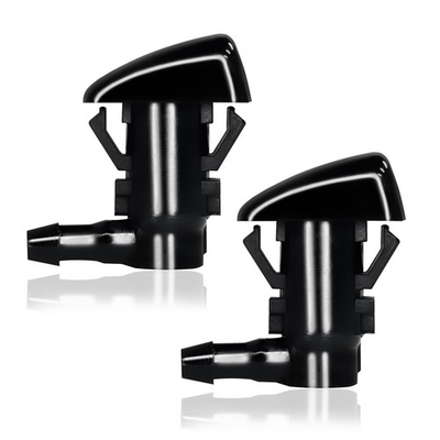 #ad 2PCS Front Windshield Washer Nozzles Windshield Single Hole Push Spray Jet K... $32.47