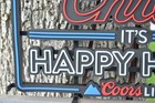 CHILL its HAPPY HOUR Coors Light beer LED sign 24x14 new in box mancave bar — photo 5