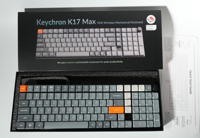 Keychron K17 Max Wireless Mechanical Keyboard 96% Gateron Red
