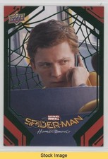 2017 Upper Deck Marvel Spider-Man Homecoming Green Foil Peter Parker READ 9aj