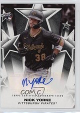 2025 Topps Series 1 Baseball Stars Auto Nick Yorke #BSA-YOR Auto 13kt