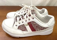 Dexter Womens "Lori Bowling Shoes White Plaid Size US 9W EUC Bowl B4256-7