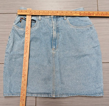 Vintage 1980s Gitano Jeans Mini Skirt Women Daisy duke Short Jean 30" waist