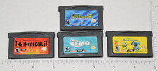 Finding Nemo Monster Inc The Incredibles  Game Boy Nintendo GBA Lot Disney Pixar
