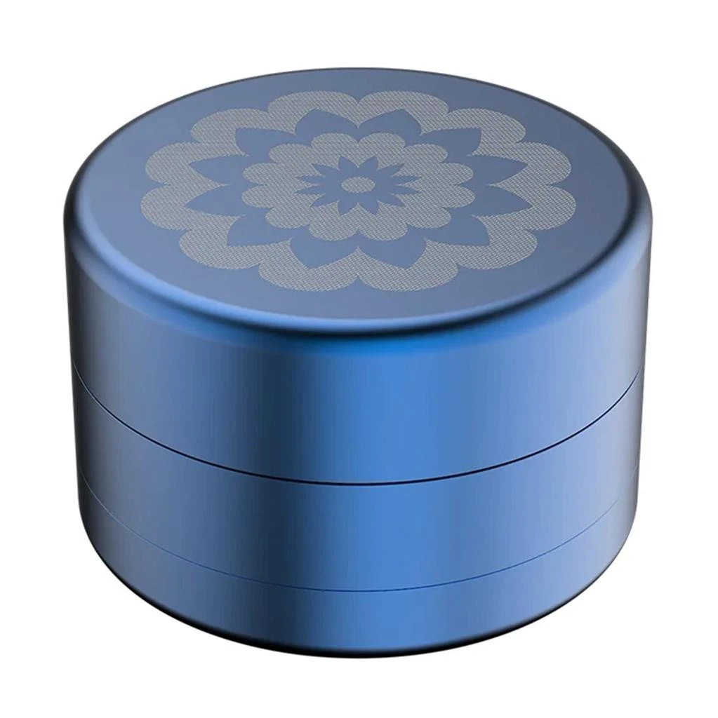 Flower Mill NEXT GEN STANDARD 2.5" BLUE Grinder 3 Piece