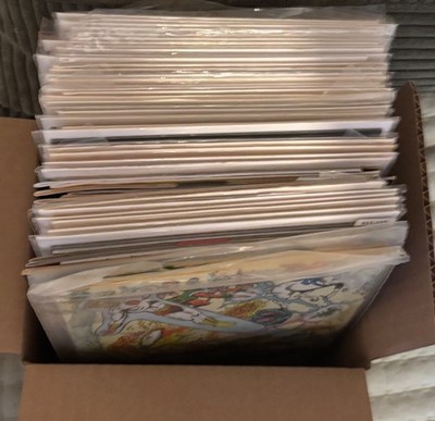 LARGE LOT OF 67 MARVEL, DC & A FEW RANDOM COMIC BOOKS APPROX 90% in JACKETS