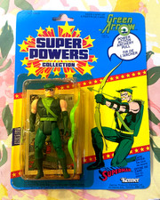 1985 Green Arrow MOC Carded Kenner Super Powers Figure NEW - Read Description