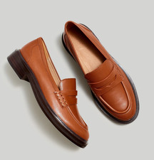 MADEWELL Size 8 The Vernon Loafer in Dried Maple 158 NE526