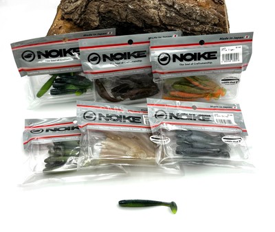 Noike Wobble Shad 3'' 7,6cm 2,5g 9 Stück Gummiköder Gummifisch OHNE Weichmacher