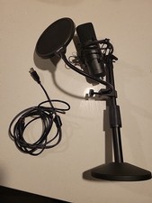 USB Condenser Microphone Kit with Pop Filter and Stand