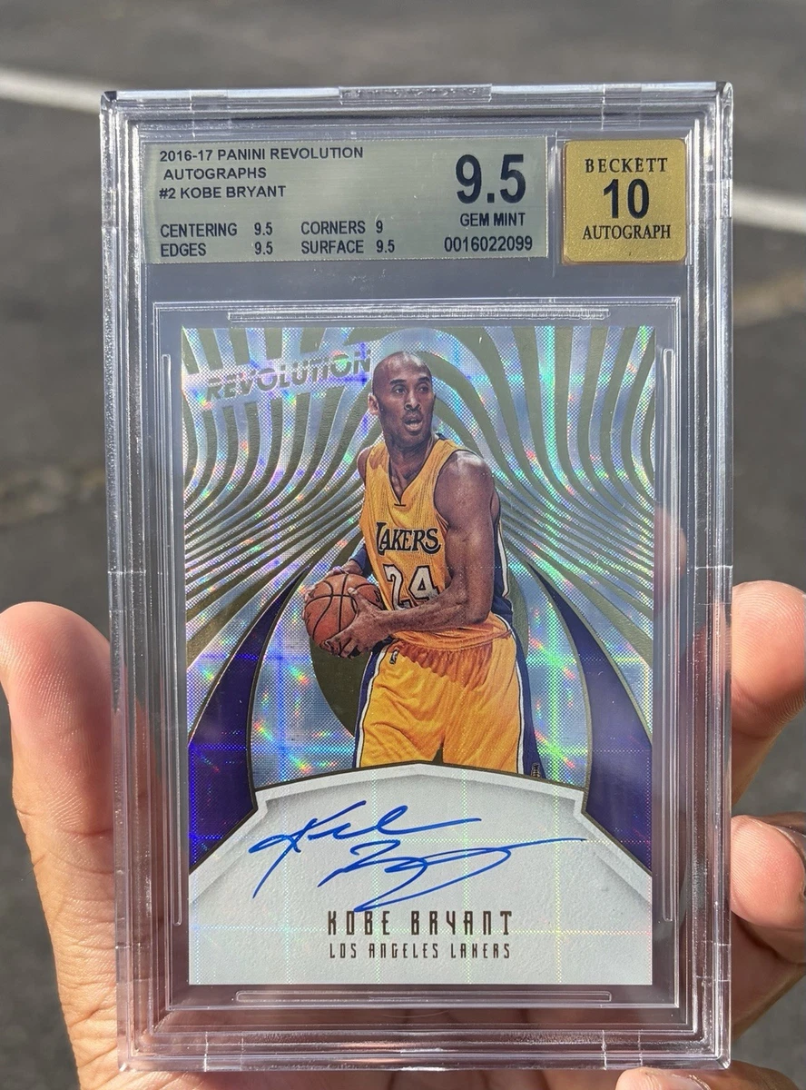 Kobe Bryant Basketball Trading Cards Autographed Sports 2016-17