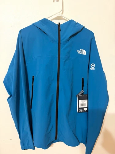 The North Face Summit Series Summit Off Width Softshell Hooded Jacket S Blue - product listing photo