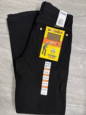 Wrangler Jeans Boys 14 Slim Cowboy Cut Original Fit Black Adjustable Pro Rodeo