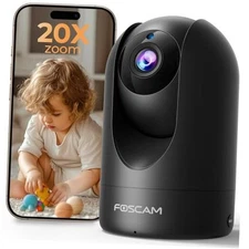  Home Security Camera R4S 4MP WiFi IP Camera,Wireless Baby Monitor R4S-Black