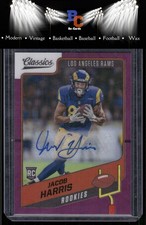 2021 Panini Classics #188 Harris Premium Edition Significant Signatures Purple
