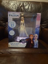 Disney Frozen Princess Elsa Night Light & Sound Room Glow Singing Brand New 